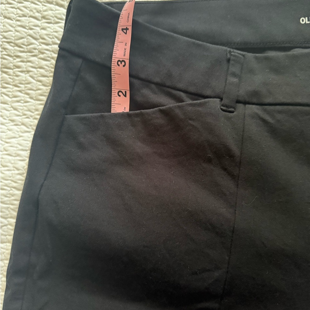 Old Navy High-Rise Black Split Hem Pixie Pants - image 5